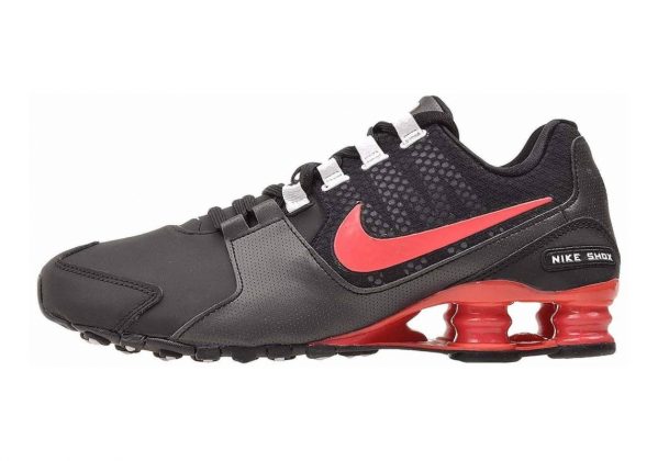 Nike Shox Avenue SE Black/ Ember Glow- White