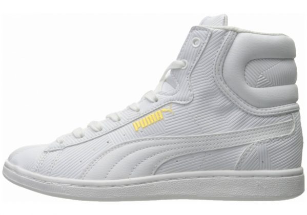 Puma Vikky Mid Deboss White