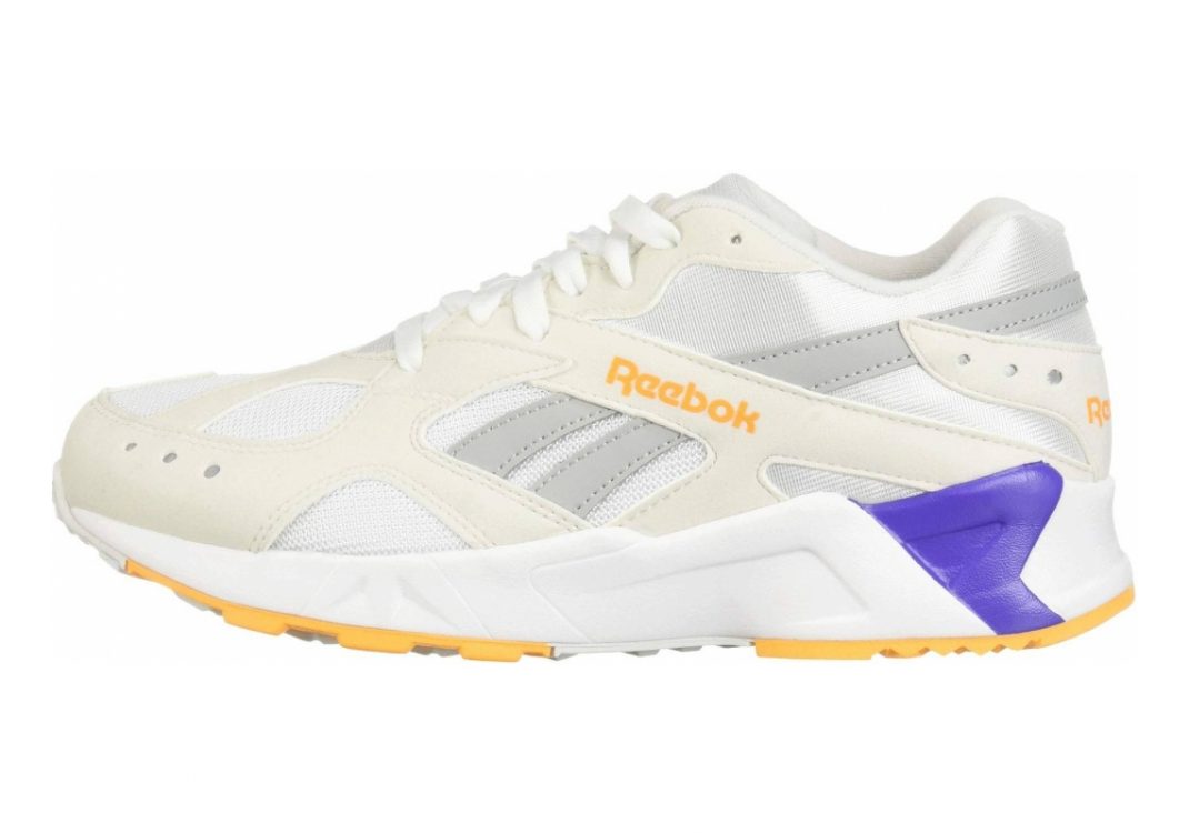 Reebok Aztrek blanc/gris souris/or/violet vif