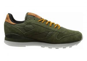 Reebok Classic Leather OL Green (Poplar Green/Steel/Semi Solar Gold/Ginger/Power Red)