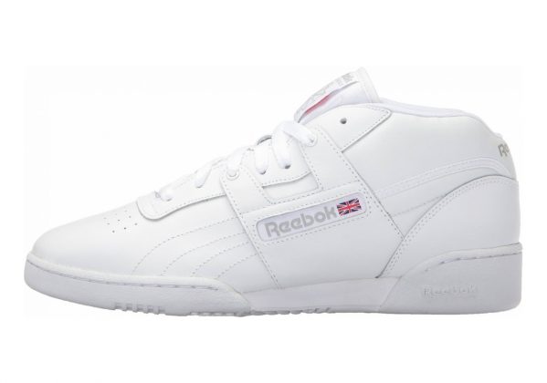 Reebok Workout Mid White/White/Warm Grey