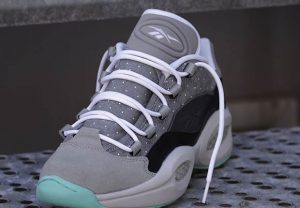 Reebok Questions low R13 Black Tar/Carbon Mint