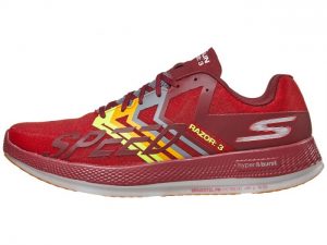 Skechers GOrun Razor 3 Hyper Unisex Shoes Red Orange