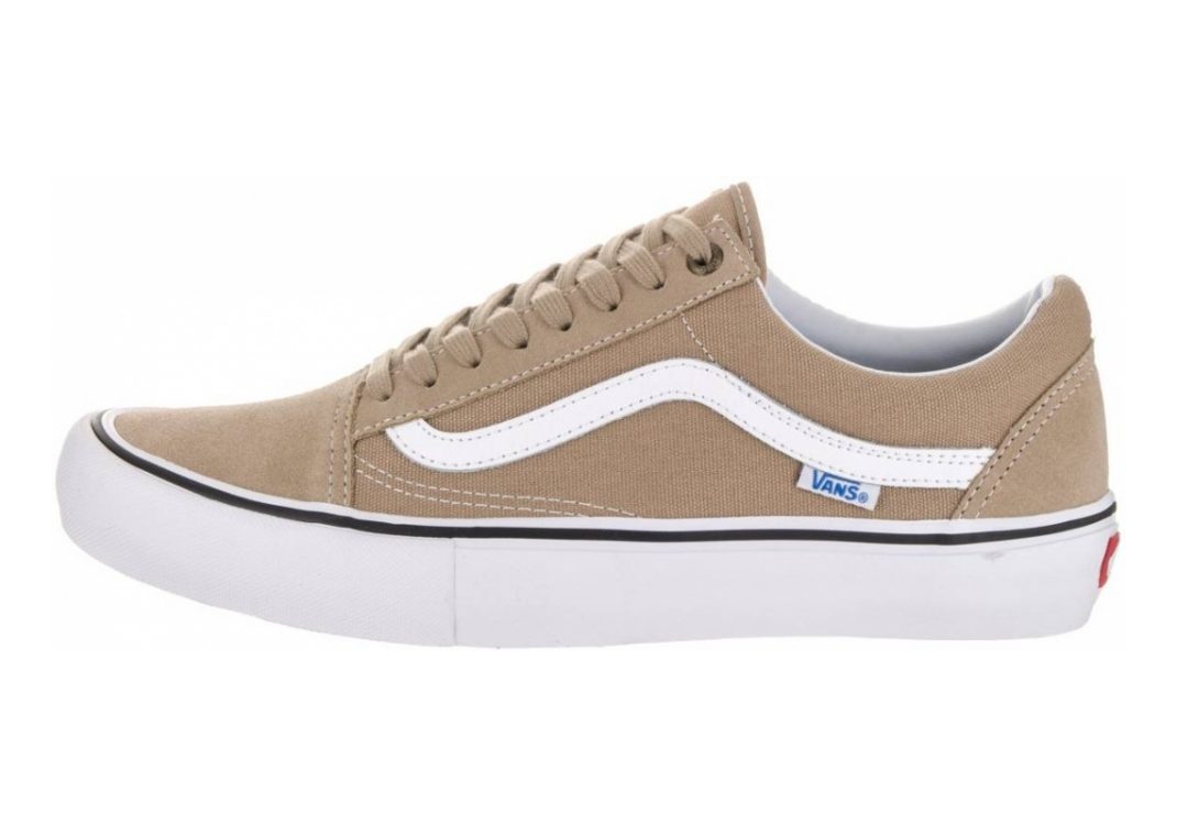 Vans Old Skool Pro Khaki/white
