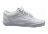 Vans Old Skool V Weiß (True Whitemono Leather)