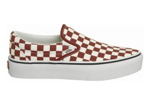 Vans Slip-On Platform Racing Red/White