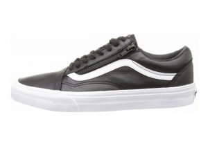 Vans Leather Old Skool Zip Black