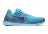 Nike Free RN Flyknit 2017 Blau (Work Blue / Dark Obsidian / Chlorine Blue 400)