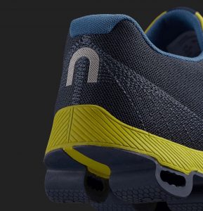 On Cloudster Denim/Lime