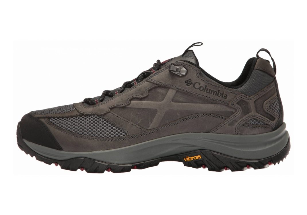Columbia Terrebonne Shoe Dark Grey, Red Element