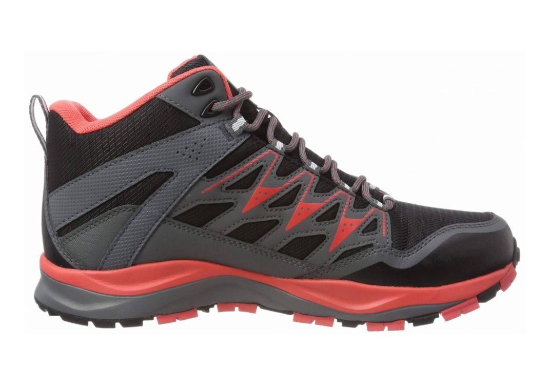 Columbia Wayfinder Mid Outdry Black (Black, Red Coral)