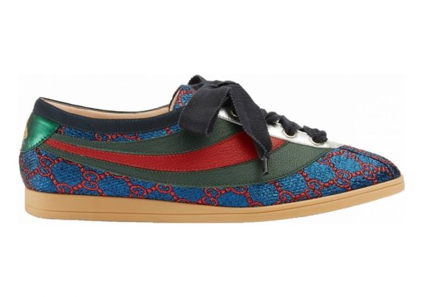Gucci Falacer Lurex GG Sneaker with Web  gucci-falacer-lurex-gg-sneaker-with-web-276f