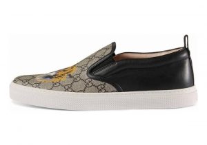 Gucci GG Supreme Tiger Slip-On gucci-gg-supreme-tiger-slip-on-675e