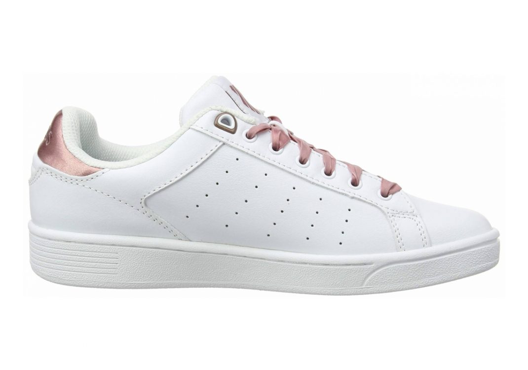K-Swiss Clean Court CMF Bianco (White/Old Rose 121)