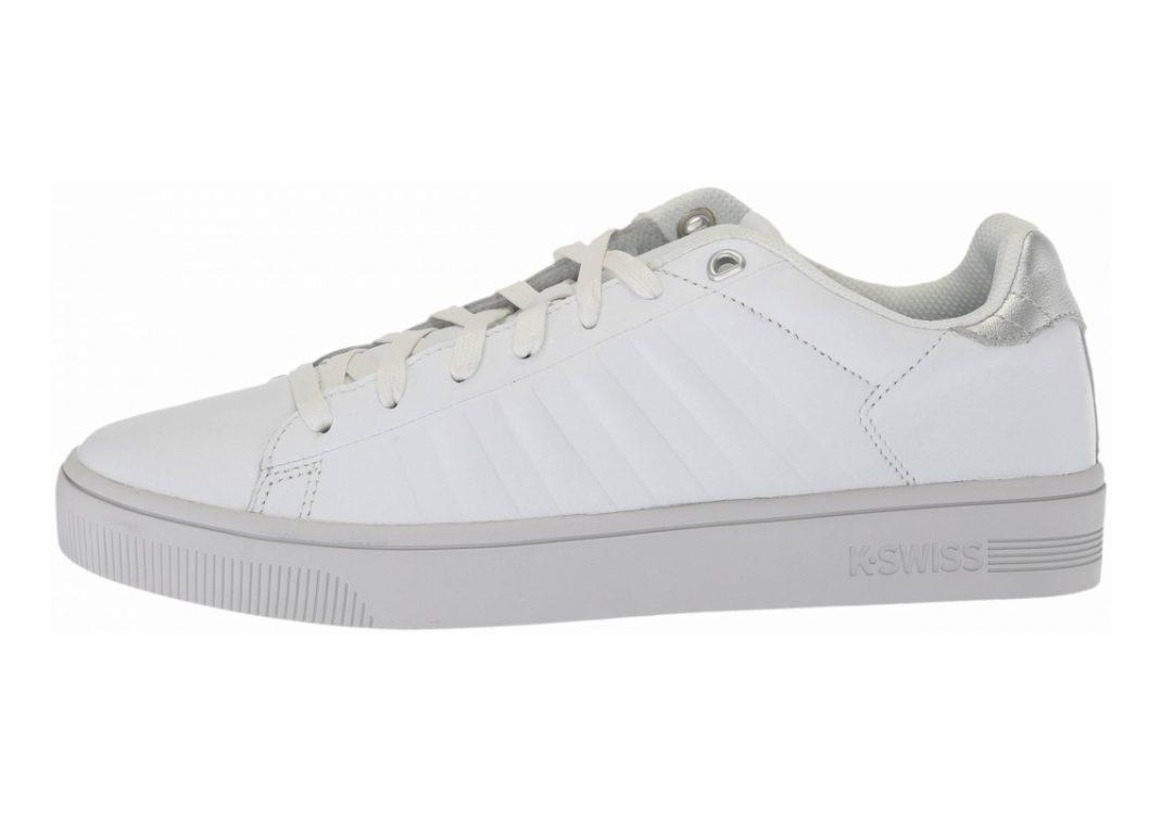 K-Swiss Court Frasco White/Silver/Barely Blue