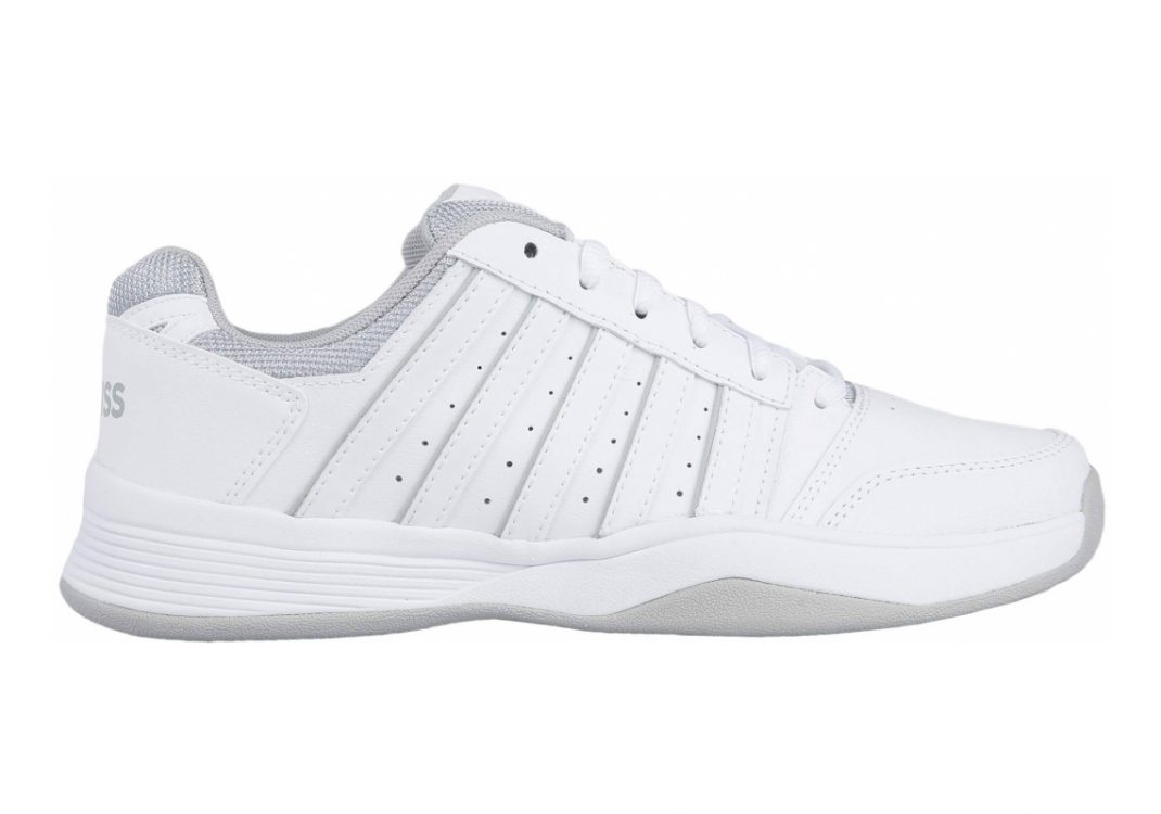 K-Swiss Court Smash White (Wht/Wht/High-rise, 6.5 000070594)