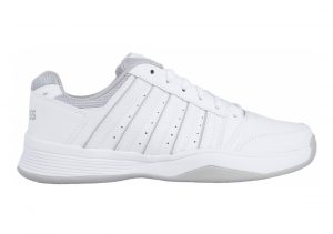 K-Swiss Court Smash White (Wht/Wht/High-rise, 6.5 000070594)