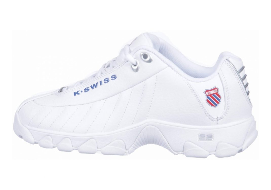 K-Swiss ST329 CMF WHITE CLASSIC BLUE RIBBON RED