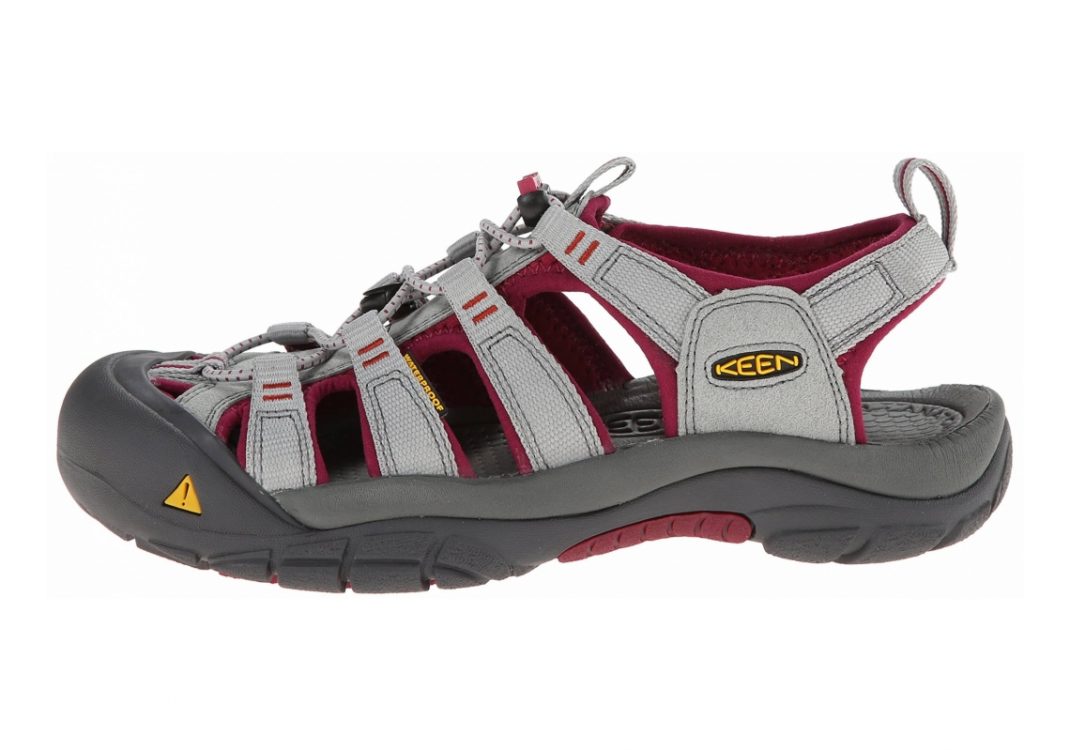 Keen Newport H2 Neutral Gray/Beet Red