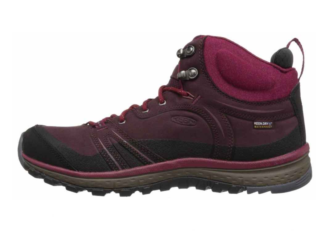 Keen Terradora Leather Mid Waterproof Wine/Rododendron