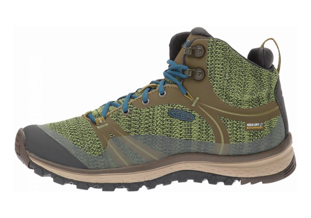 Keen Terradora Mid Waterproof  Dark Olive/Blue Coral