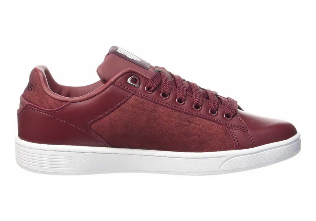 K-Swiss Clean Court CMF OXBLOOD WHITE