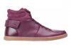 Lacoste High-top Leather and Suedette Corlu Trainers Dark Burgundy