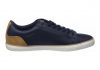 Lacoste Lerond Leather Blue (Nvy/Lt Brw)