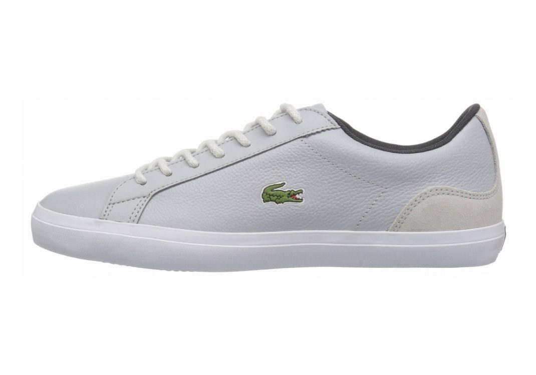Lacoste Lerond Leather Light Grey/Dark Grey