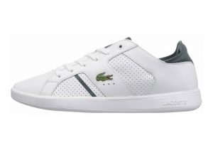 Lacoste Novas CT Leather Bianco (Wht/Dk Grn)