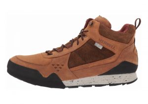 Merrell Burnt Rock Mid Waterproof Brown