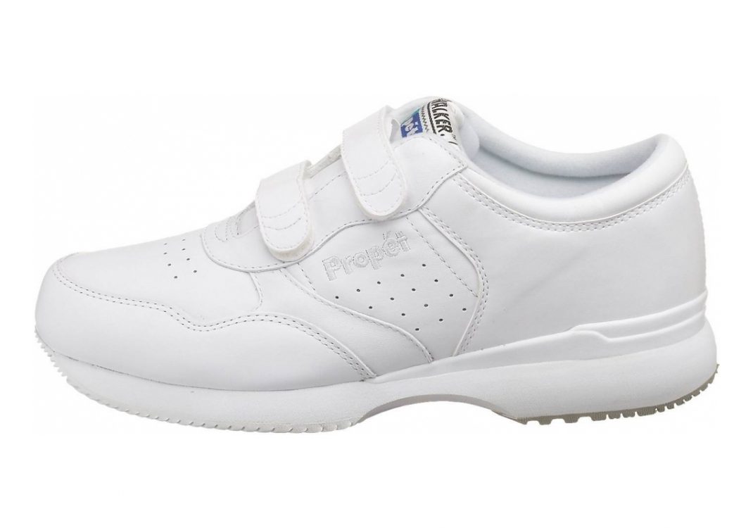 Propet Life Walker Strap White