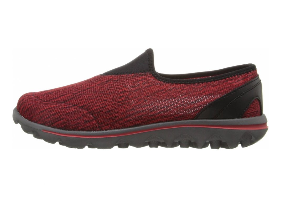 Propet TravelActiv Slip-on Black-red