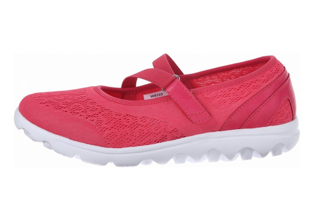 Propet TravelActiv Mary Jane Red