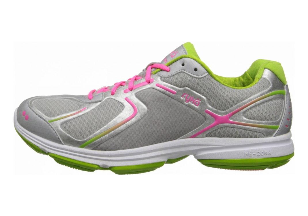 Ryka Devotion Grey/Light Green /Dark Pink