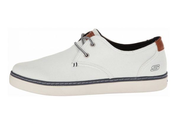 Skechers Relaxed Fit: Palen - Gadon White Canvas