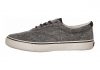 Sperry Striper Linen Black