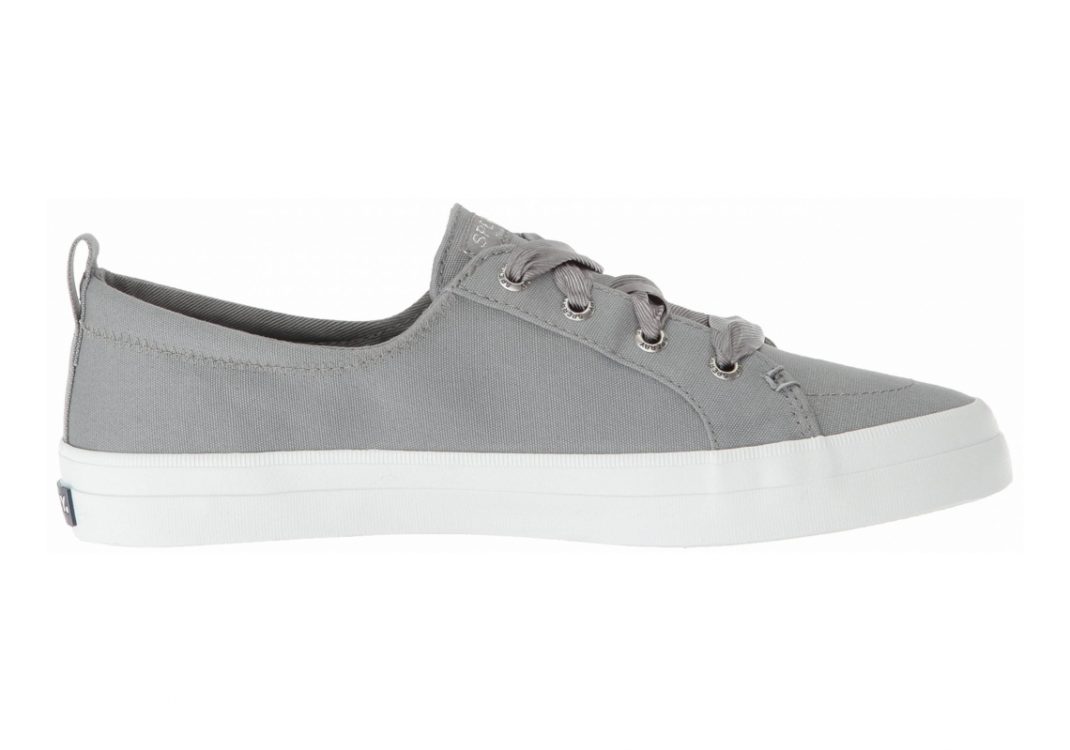 Sperry Crest Vibe Satin Lace  Grey