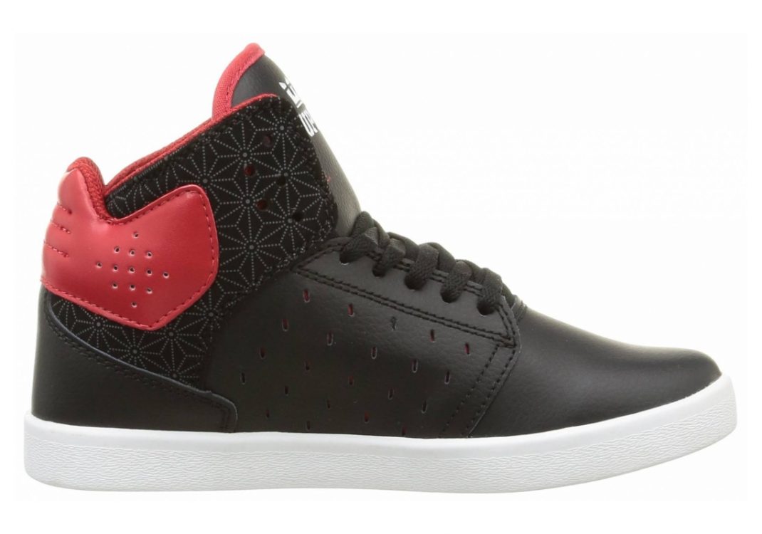 Supra Atom Negro - Noir (Black/Red/White)