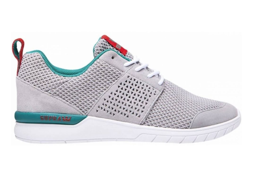 Supra Scissor Light Grey/Teal-white