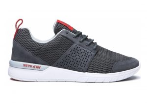 Supra Scissor Dark Grey/Risk Red-white