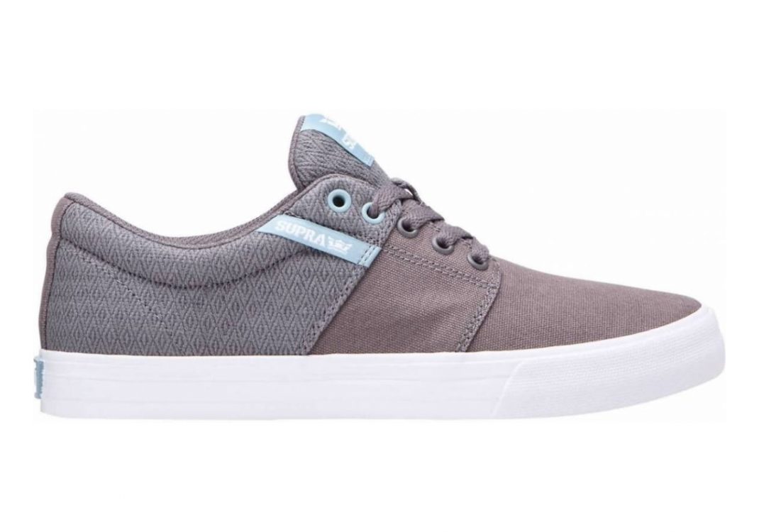 Supra Stacks Vulc II Grey/Aquifer-white