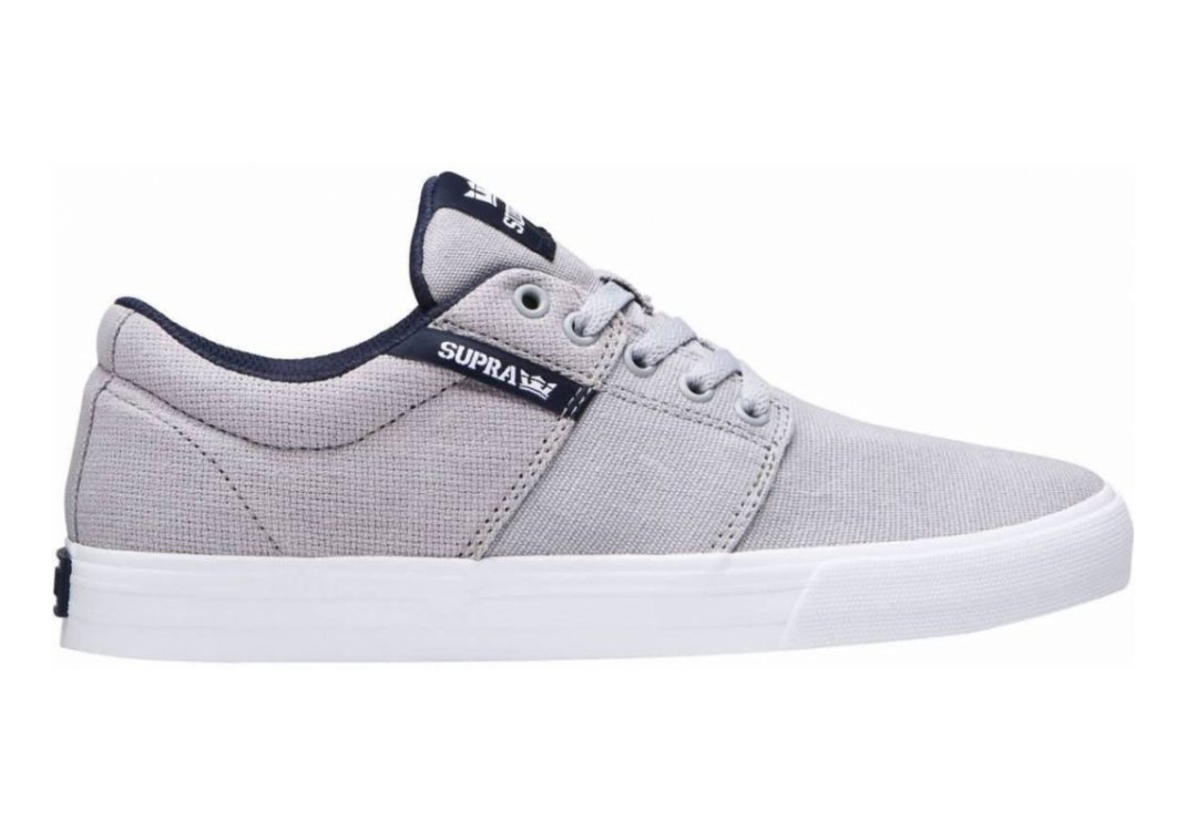 Supra Stacks Vulc II Light Grey/Navy/White