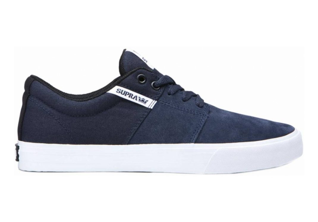 Supra Stacks Vulc II Navy/White/White