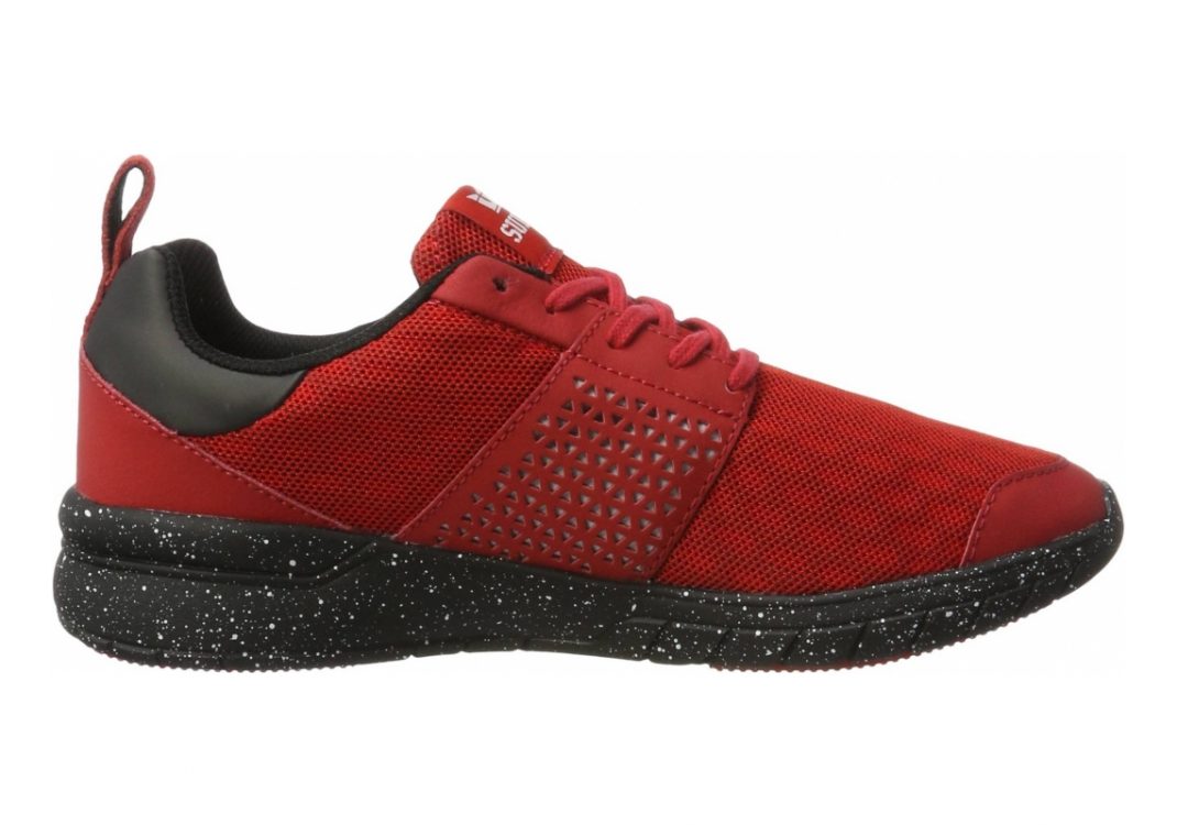 Supra Scissor Red (Red-black Speckle 615)