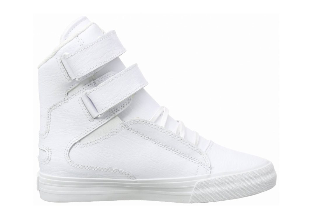 Supra Society II Weiß (White / White - Red Wwr)
