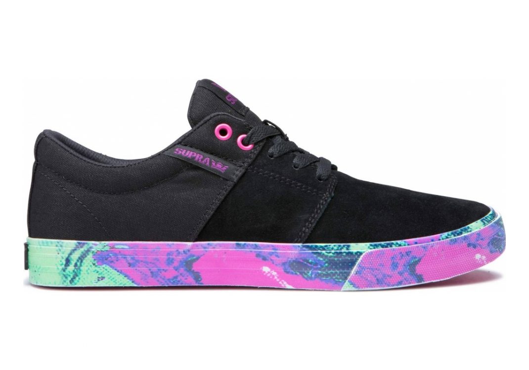 Supra Stacks Vulc II Black (Black-neon Acid 069)