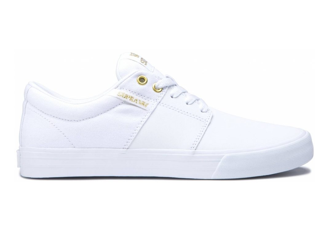Supra Stacks Vulc II White (White/Gold-white 122)