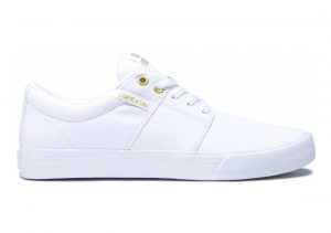 Supra Stacks Vulc II White (White/Gold-white 122)