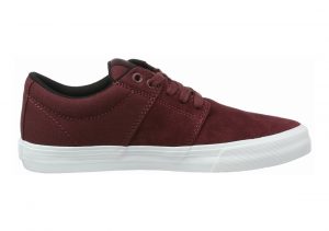 Supra Stacks Vulc II Burgundy/Black/White